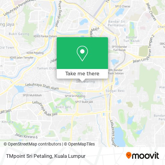 TMpoint Sri Petaling map