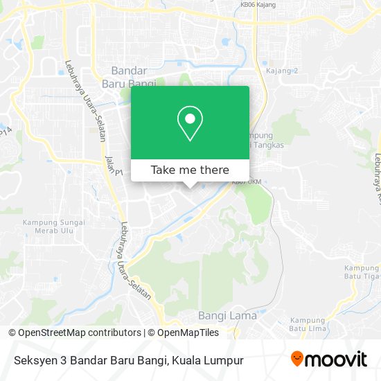 Peta Seksyen 3 Bandar Baru Bangi