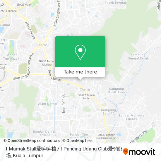 I-Mamak Stall爱嘛嘛档 / I-Pancing Udang Club爱钓虾场 map