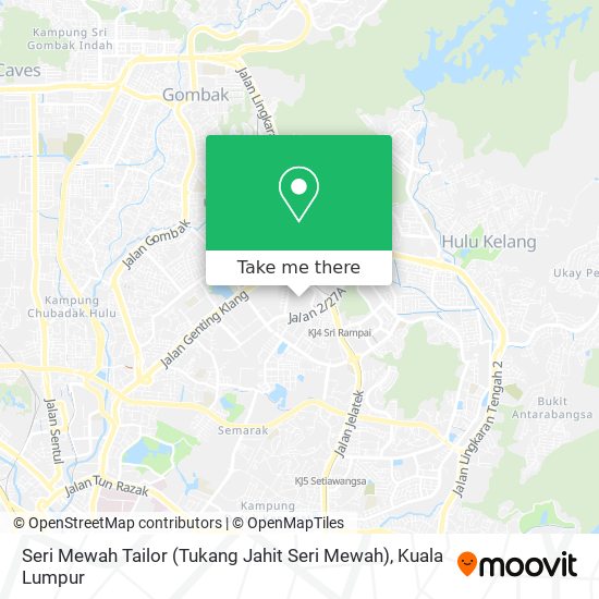 Seri Mewah Tailor (Tukang Jahit Seri Mewah) map