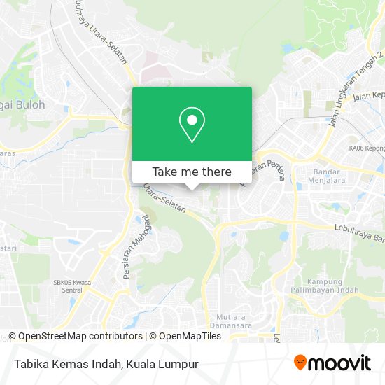 Tabika Kemas Indah map