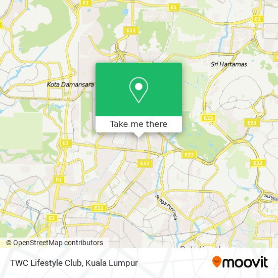 TWC Lifestyle Club map