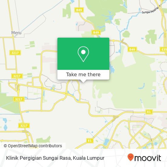 Klinik Pergigian Sungai Rasa map