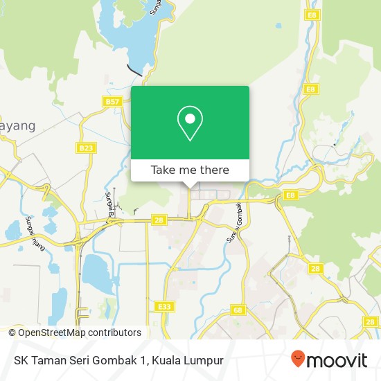 SK Taman Seri Gombak 1 map