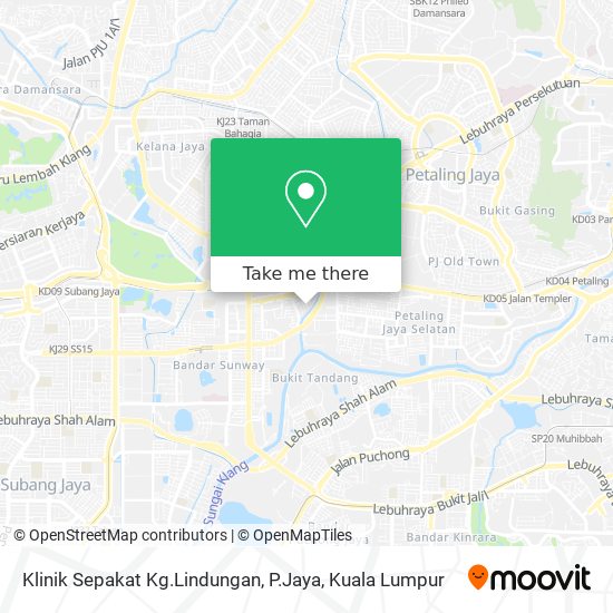 Klinik Sepakat Kg.Lindungan, P.Jaya map