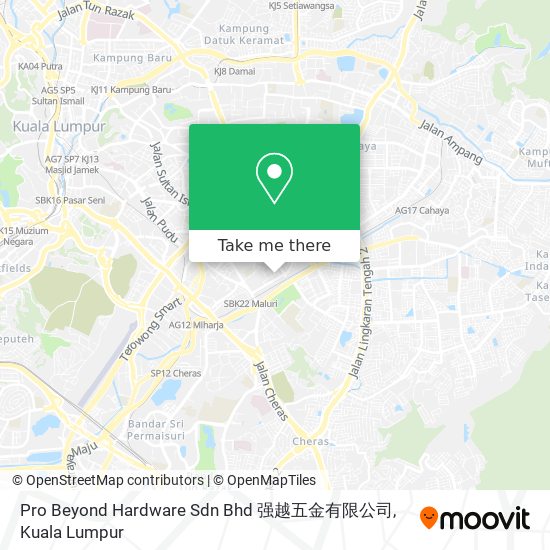 Pro Beyond Hardware Sdn Bhd 强越五金有限公司 map