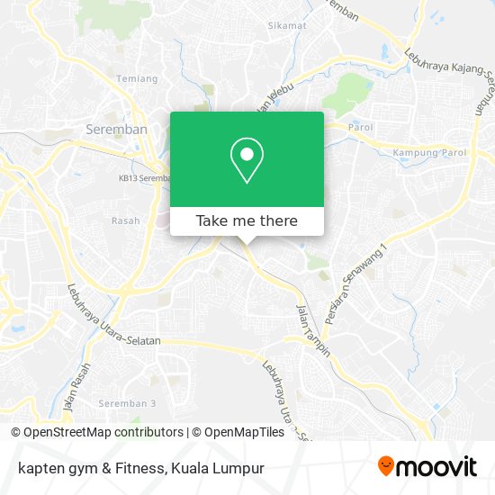 kapten gym & Fitness map