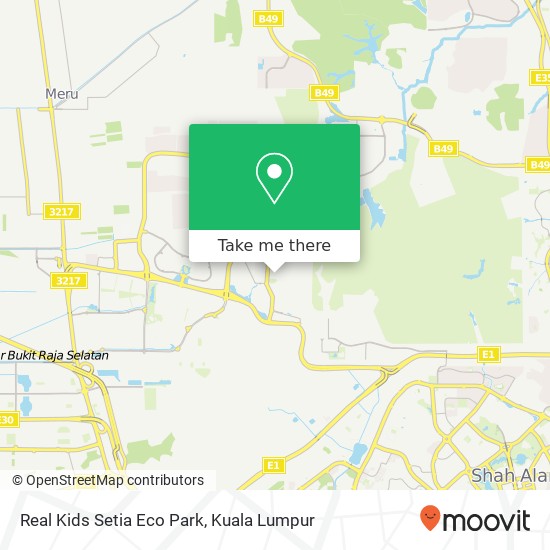 Real Kids Setia Eco Park map