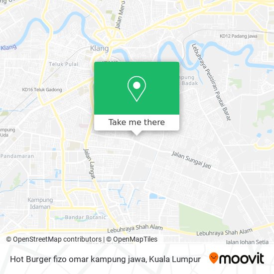 Hot Burger fizo omar kampung jawa map