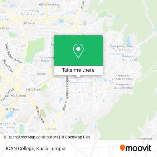 ICAN College map