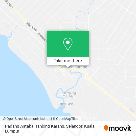Padang Astaka, Tanjong Karang, Selangor map