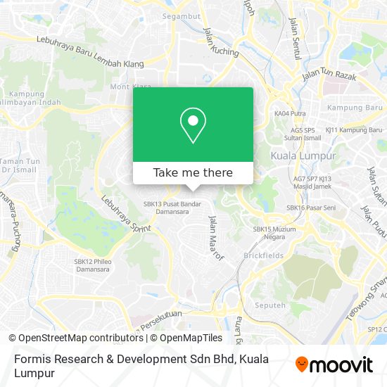 Formis Research & Development Sdn Bhd map