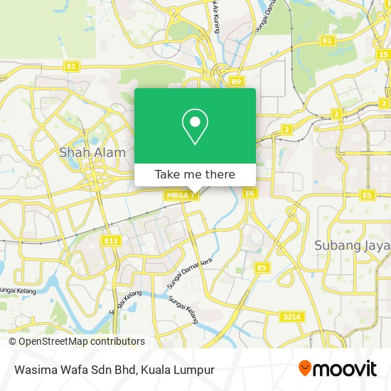 Wasima Wafa Sdn Bhd map