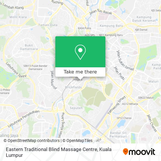 Eastern Traditional Blind Massage Centre map