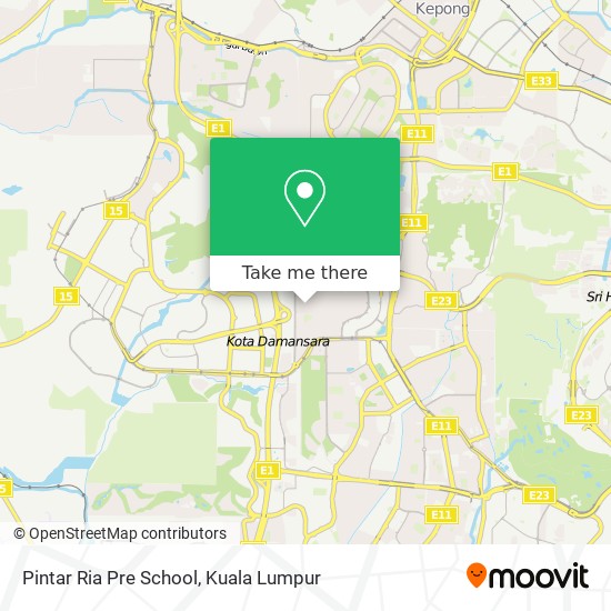 Pintar Ria Pre School map