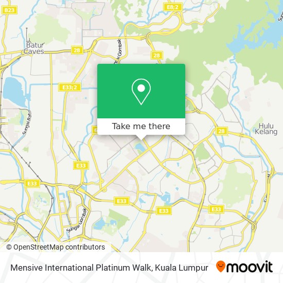 Mensive International Platinum Walk map