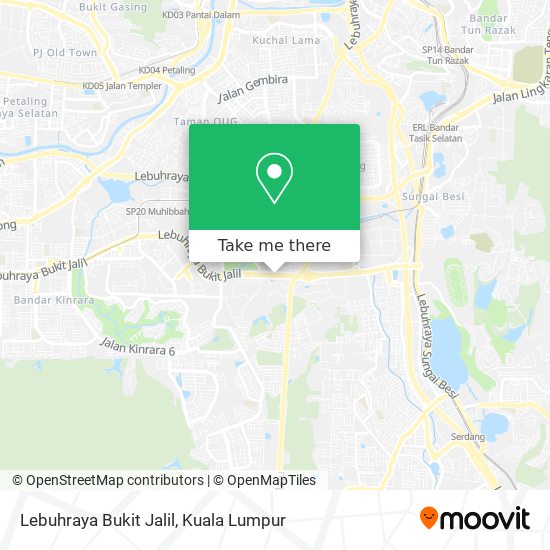 Peta Lebuhraya Bukit Jalil