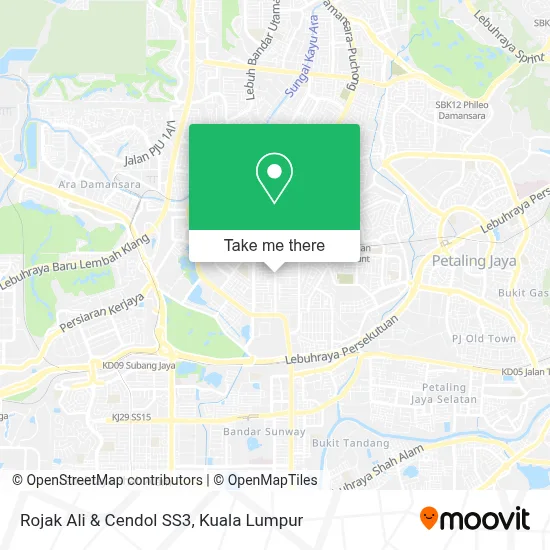 Rojak Ali & Cendol SS3 map