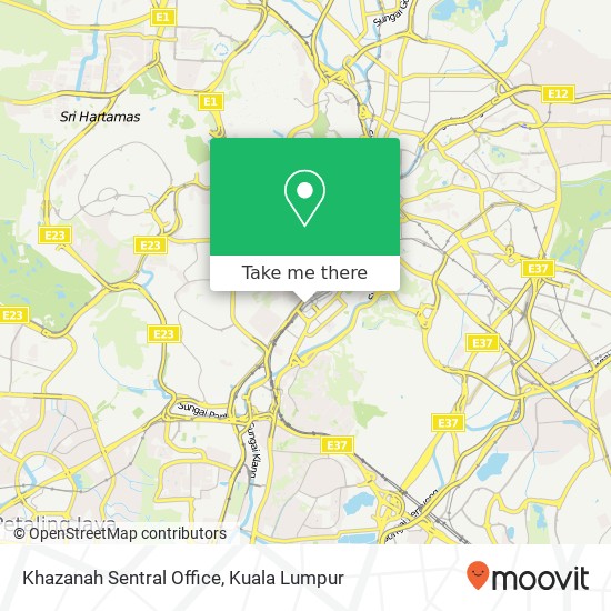 Khazanah Sentral Office map