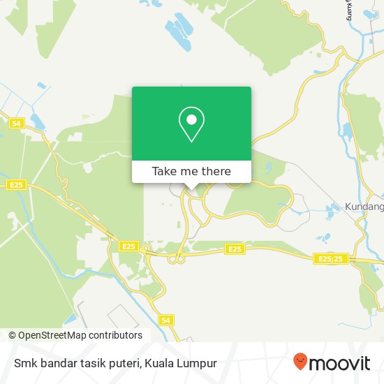 Smk bandar tasik puteri map