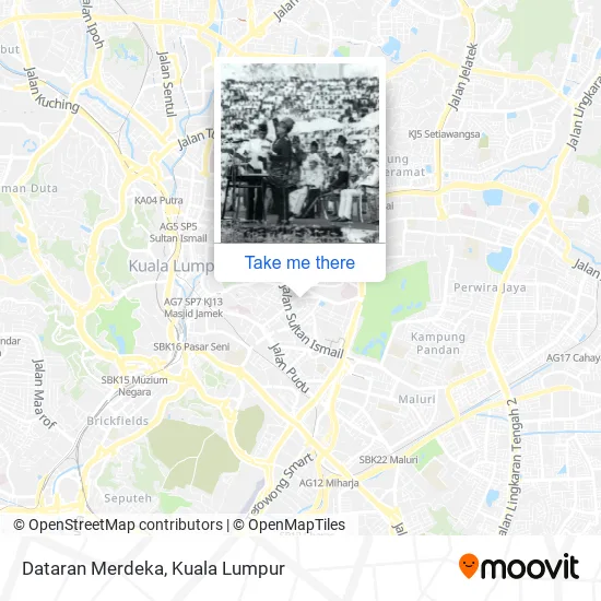 Dataran Merdeka map