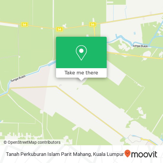 Peta Tanah Perkuburan Islam Parit Mahang