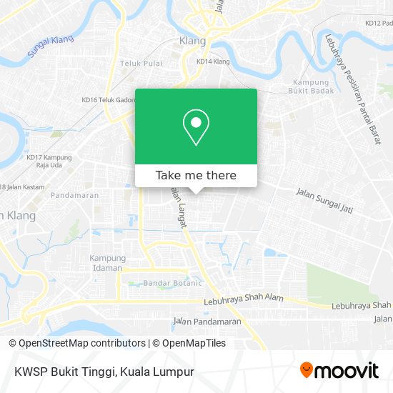Peta KWSP Bukit Tinggi