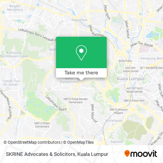 SKRINE Advocates & Solicitors map