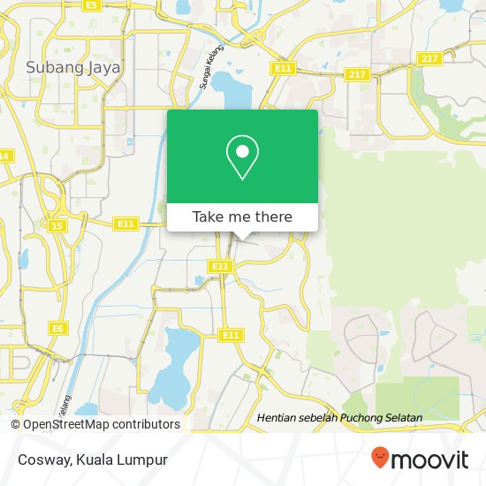 Cosway map