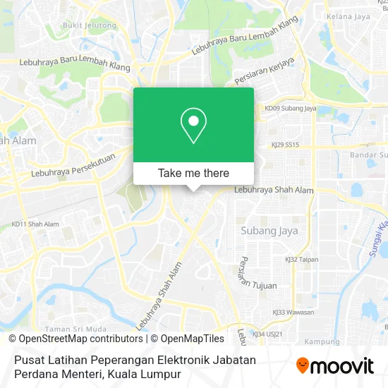 Pusat Latihan Peperangan Elektronik Jabatan Perdana Menteri map
