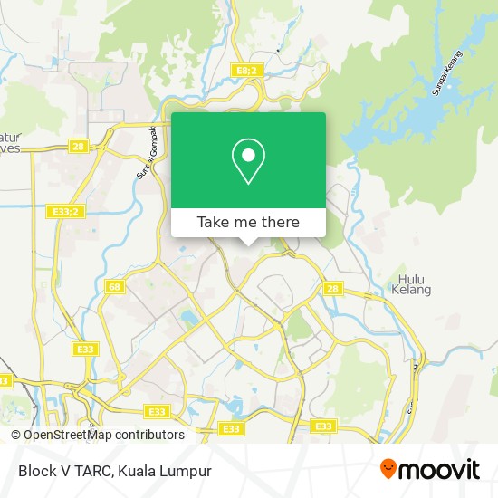 Block V TARC map