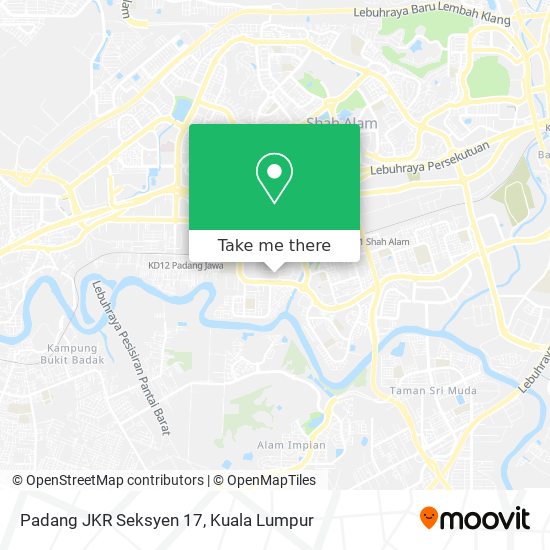 Padang JKR Seksyen 17 map