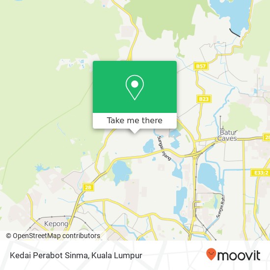 Peta Kedai Perabot Sinma