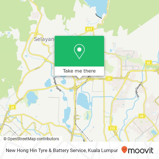 New Hong Hin Tyre & Battery Service map