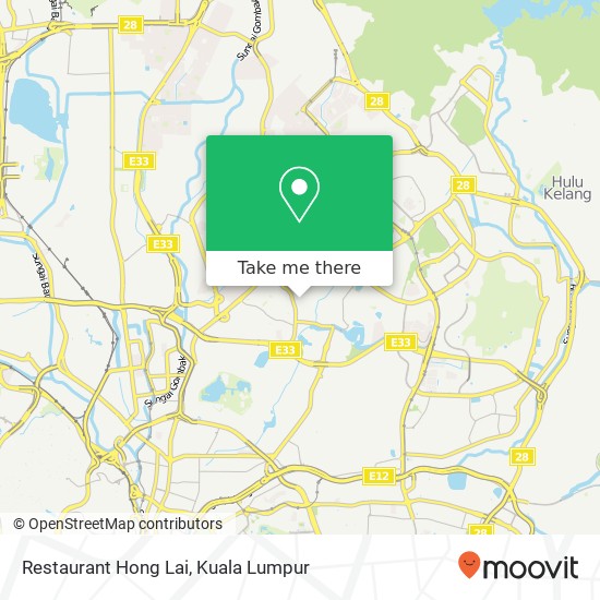 Restaurant Hong Lai map
