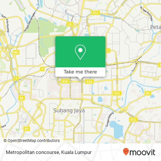 Metropolitan concourse map