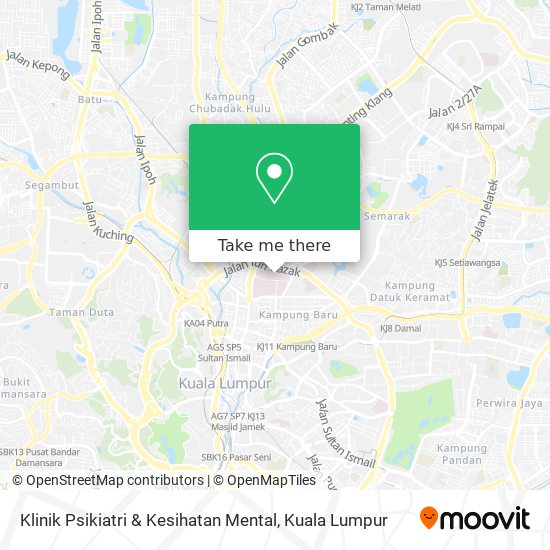 Klinik Psikiatri & Kesihatan Mental map