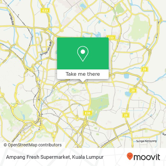 Peta Ampang Fresh Supermarket