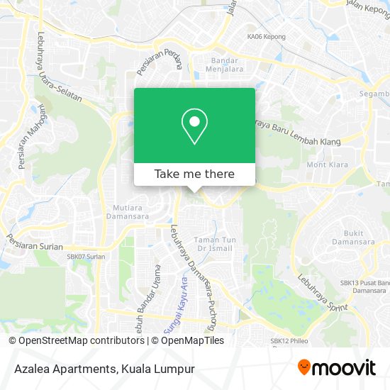 Azalea Apartments map