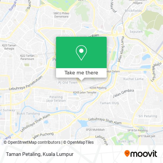 Taman Petaling map
