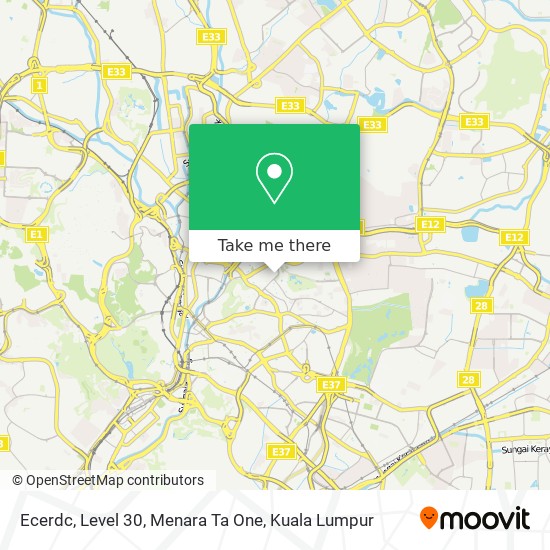 Ecerdc, Level 30, Menara Ta One map