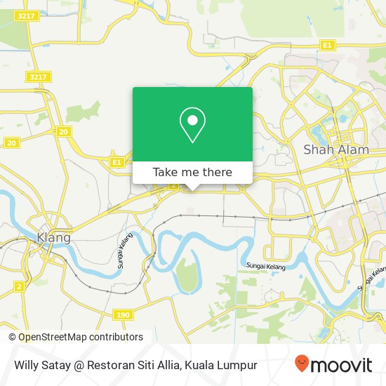 Willy Satay @ Restoran Siti Allia map
