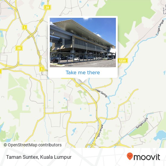 Taman Suntex map