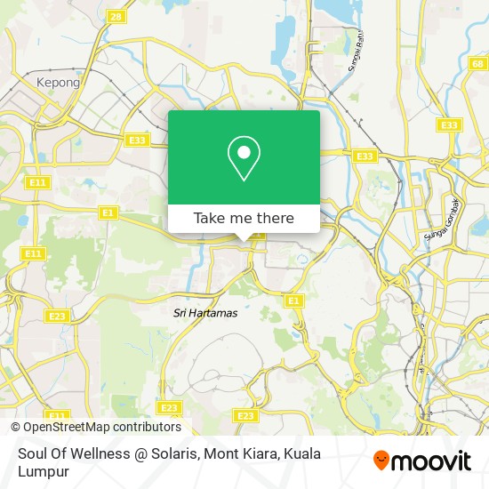 Soul Of Wellness @ Solaris, Mont Kiara map