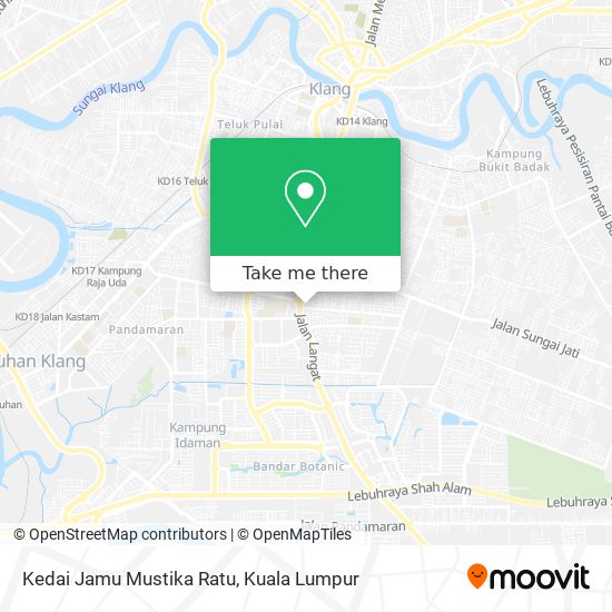 Kedai Jamu Mustika Ratu map