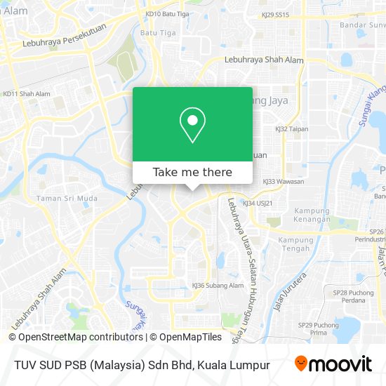 TUV SUD PSB (Malaysia) Sdn Bhd map