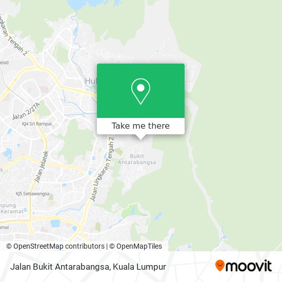 Jalan Bukit Antarabangsa map