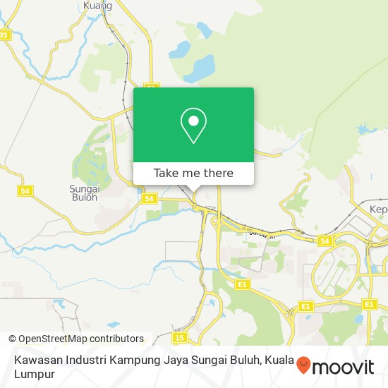 Kawasan Industri Kampung Jaya Sungai Buluh map