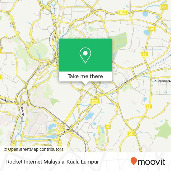 Rocket Internet Malaysia map