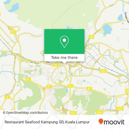 Restaurant Seafood Kampung SD map